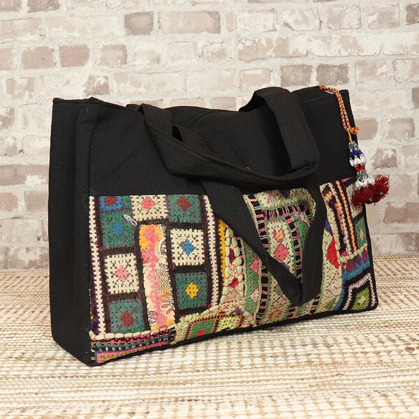 Sac hippie chic rectangle brodé