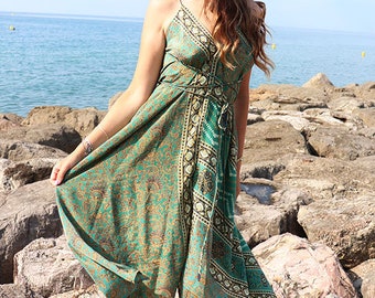Indian silk beach dress