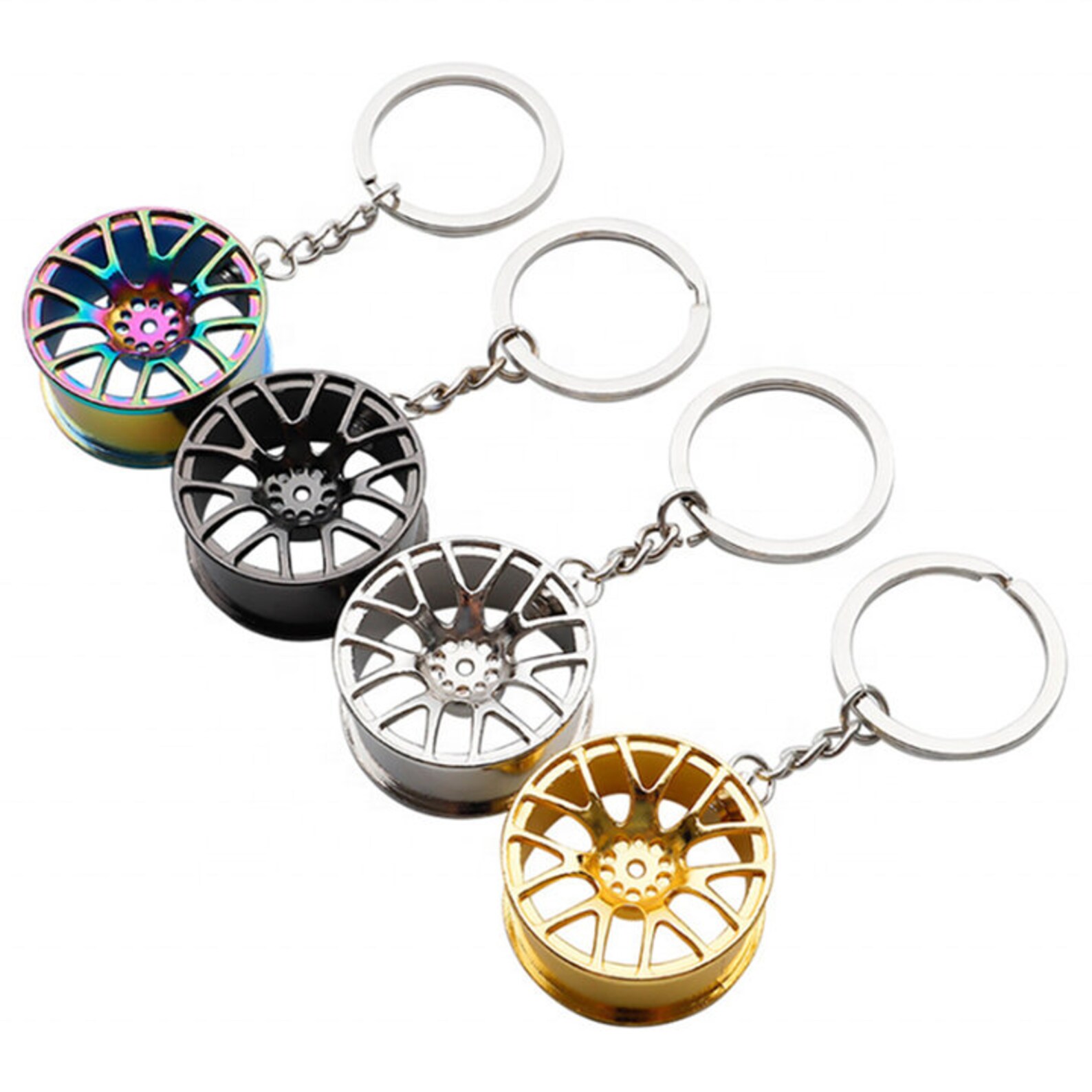 Car Wheel Keychain Etsy