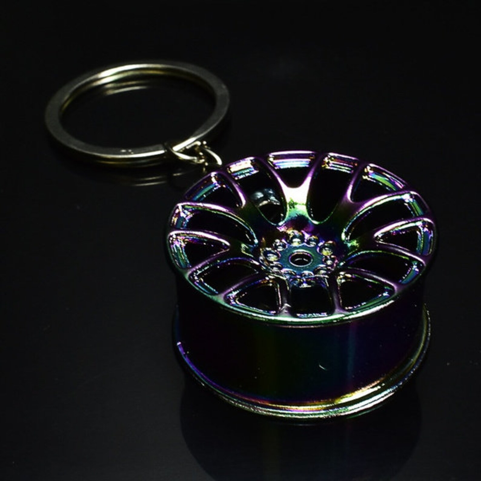 Car Wheel Keychain Etsy