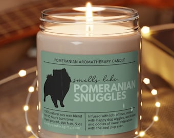Pomeranian Gifts, Funny Pomeranian Dog Mom Gift, Cute Dog Candle, Funny Pomeranian Dad Gift, Pomeranian Art, Fun Dog Owner Gift, Soy Candle