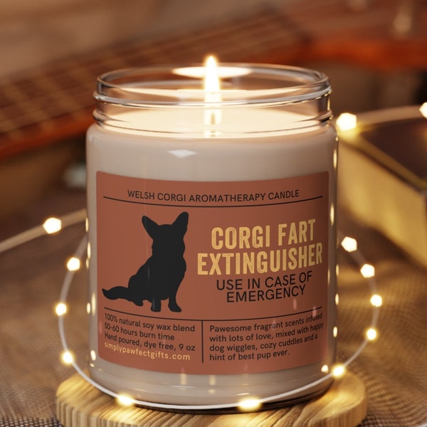 Corgi Gifts, Corgi Candle, Funny Cardigan Corgi Gift Ideas, Corgi Mom Gift, Welsh Corgi Dad Soy Candle, Corgi Lover Humor, Dog Owner Gift