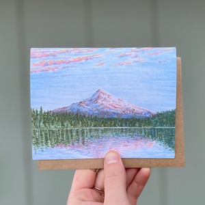 Mount Hood - Blank Greeting Card