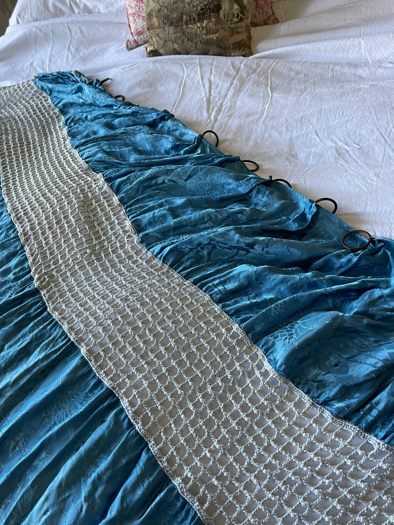 French Silky Romantic Chateau Curtain Etsy