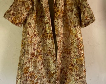 zabytkowy płaszcz dekoracyjny z pozłacaną nicią z 1950 roku (Miami..couture)