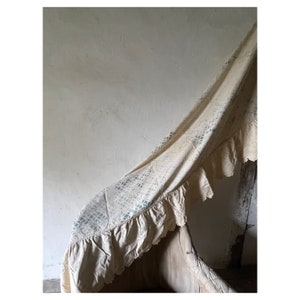 Provençal cotton lambrequin/pelmet