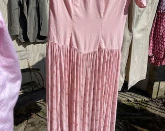 French 1940s dress
