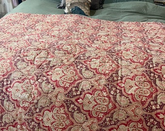 Antique French paisley boutis