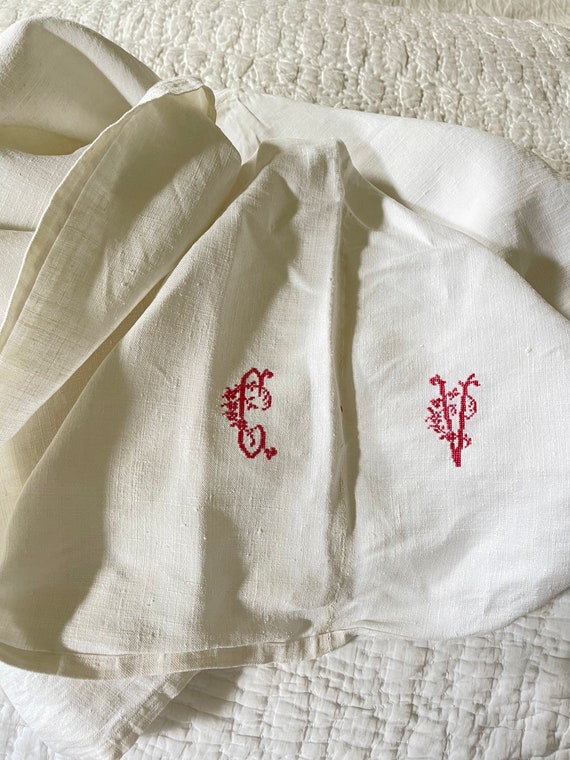 France antique linen