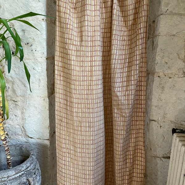 French Antique Linen curtain…