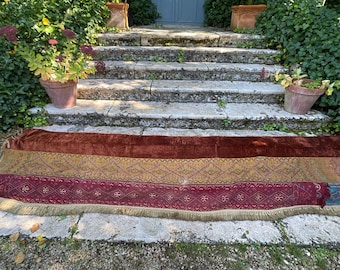 French early pelmet suzani hand work