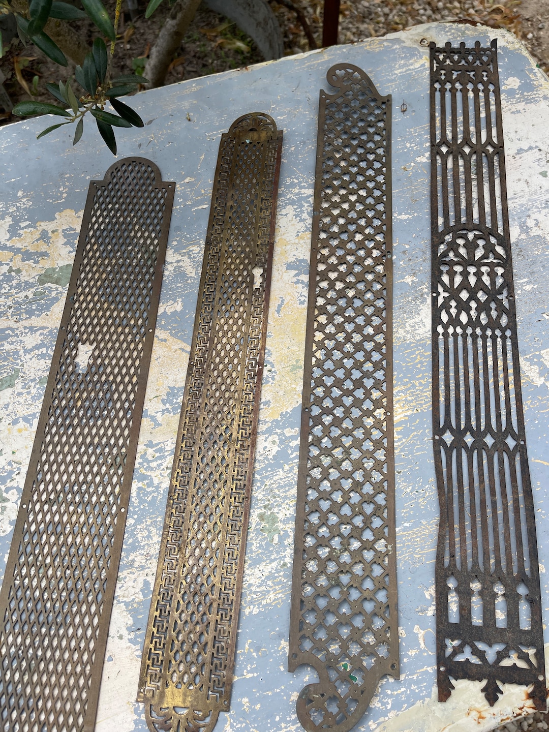 French Decorative Brass Finger Plates for Doors Ect Etsy