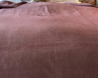 French linen bedcover