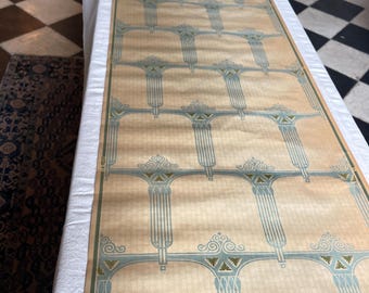 Papel pintado francés original antiguo