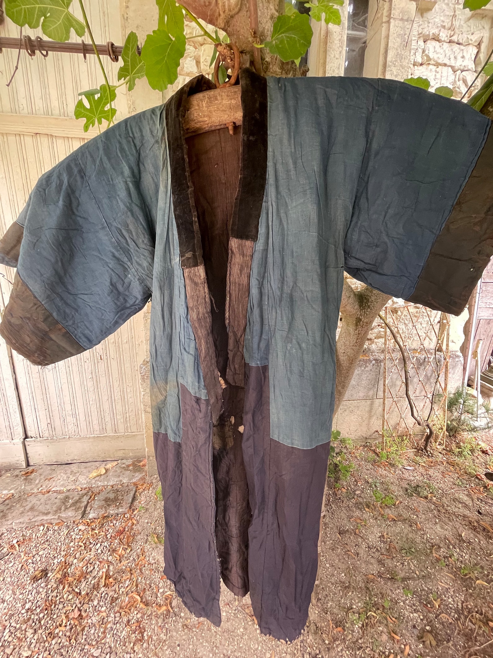 Indigo Japanese Boro Antique Robe - Etsy
