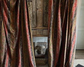 Vintage French Paisley Bespoke curtains