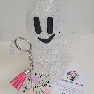 Cute ghost keychain