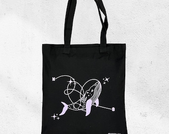 BTS Army Canvas Tote Bag, Army bag, Bts bag, Kpop cotton bag, Borahe, I Purple You, Bangtan