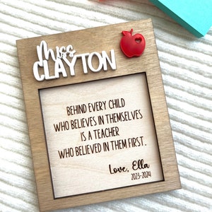 Back to school teacher gift | Teacher Thank You | End of year | Sticky Notepad Holder | Personalized Teacher Gift | end of year gift