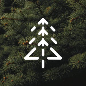 Pine Tree Vinyl Decal | Laptop Decal | Car Decal | Water Bottle Decal