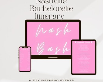 Nashville Bachelorette Complete Itinerary