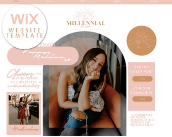 WIX Website Template: Lifestyle Blogger Theme