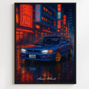 スバル インプレッサ　22B-STi VERSION 　ポスターカタログ Vintage Subaru Impreza 22B Sti 1998 Japan Catalog Poster