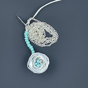 Wrapped Bird&#39;s Nest Necklace