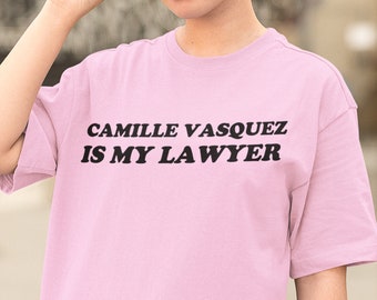 Funny 90s nostalgia aesthetic lawyer Shirt Camille oversized sweater Attorney Shirt Law student shirt Gift for Women Lawyers