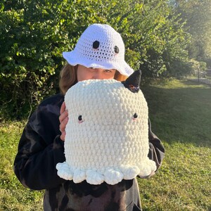 Giant Crochet Ghost Plush