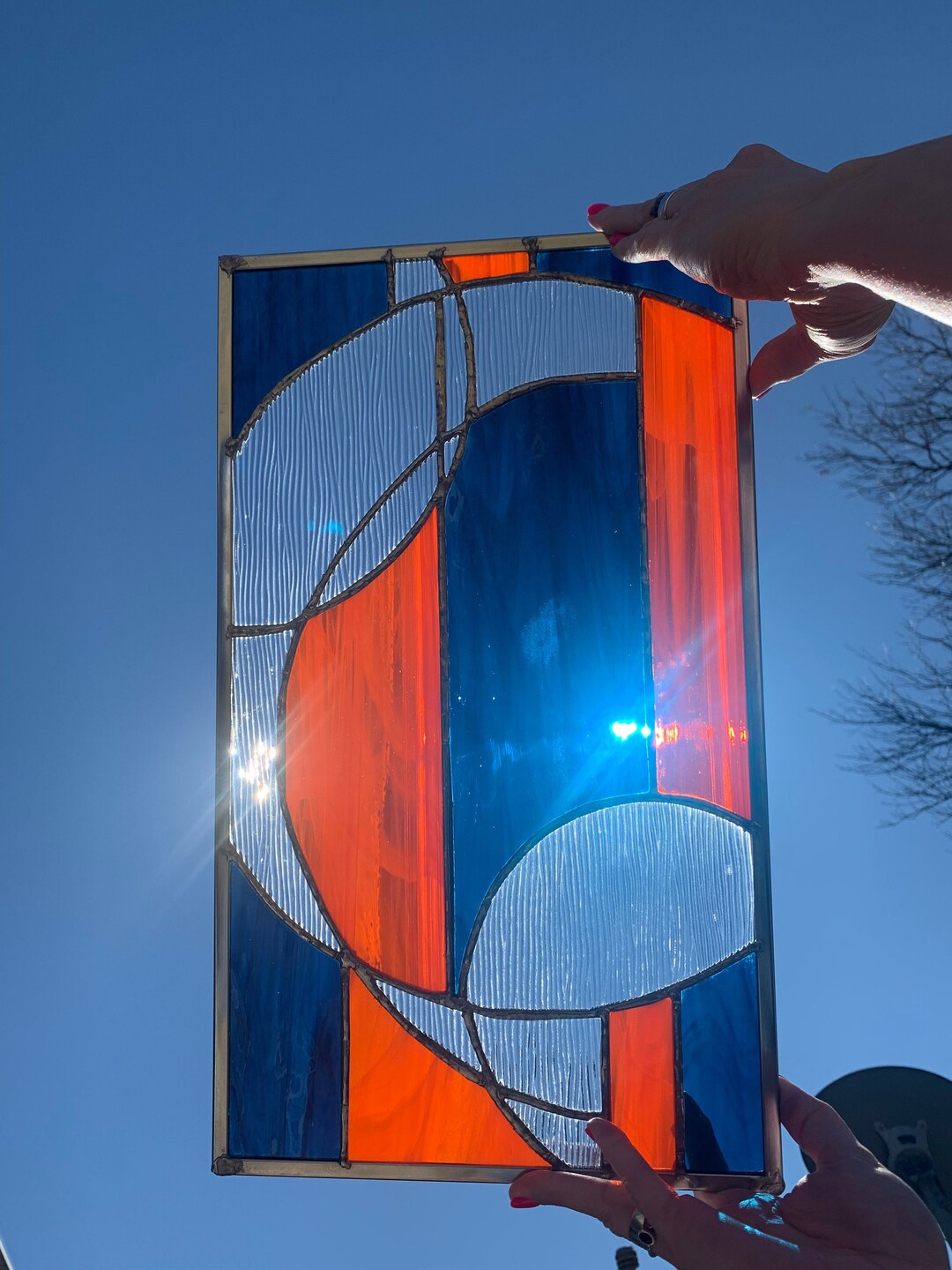 Stained Glass, Suncatcher, Window Display, Wall Hanging, Window Block