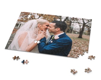 Cute Personalized Photo Puzzle (120, 252, 500-Piece) | Valentine's day | Christmas | Birthday | Anniversary | Gift for Him | Gift for Her