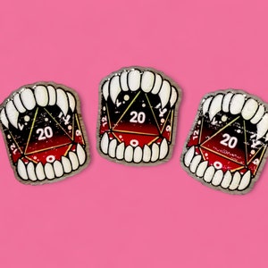Vampire Dice Wooden Pins!