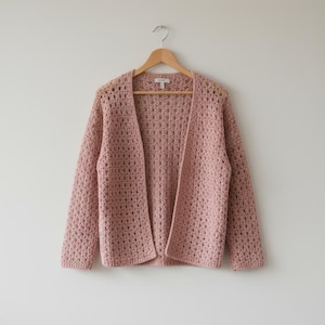 Crochet Jacket Pattern | Easy Beginner Cardigan | 7 Sizes XS-5X | Iris Stitch | PDF Instant Download | Sojourn Sweater Crochet Pattern