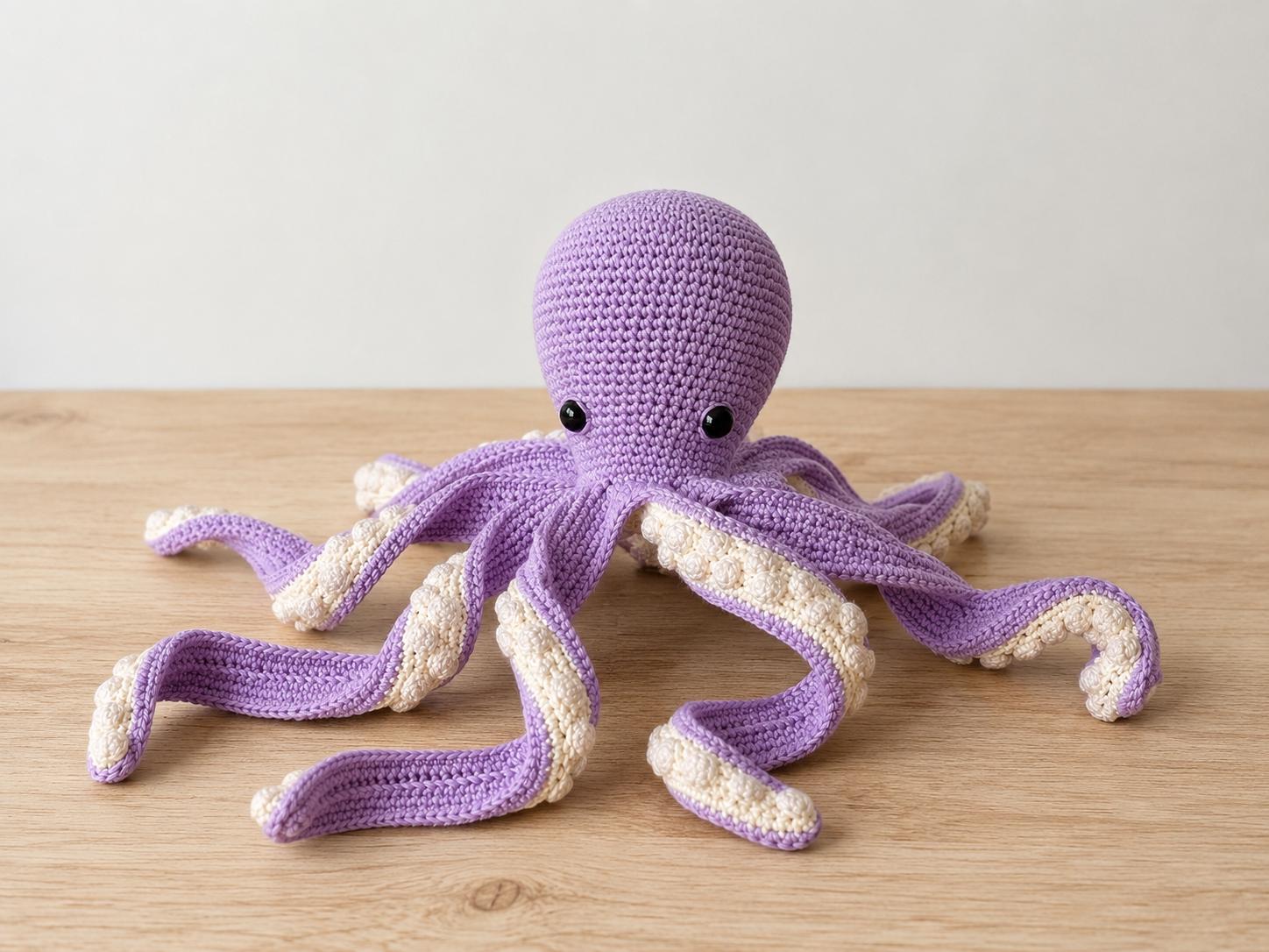 30 Giant Octopus Crochet Patterns for Plush Ocean Decor and Amigurumi Play 22 Giant Octopus Crochet Pattern | Ingrid the Octopus Amigurumi