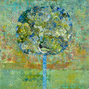 The Tree My Lover - 18&quot;x18&quot; Giclée Fine Art Print of Original Painting by Diana Stetson - Signed limited edition art