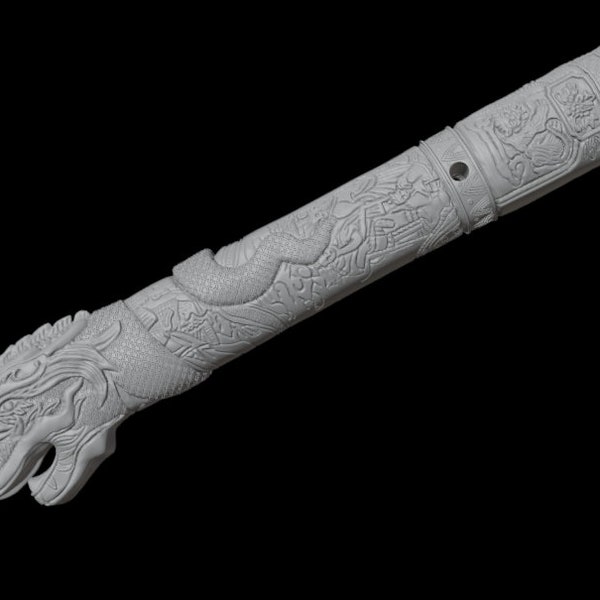 Highlander Styled Hilt  Connor MacLeod (Juan Sánchez Villa-Lobos Ramírez) Hilt Design Fan made