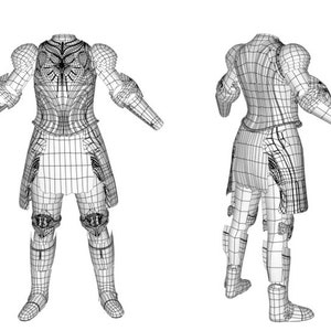 EVA Elven Armor #1 Lady G Templates