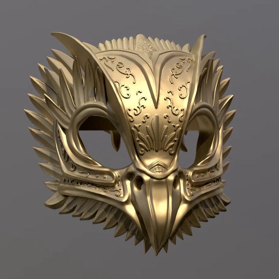 パーツ OWL.msk Owl Mask - Etsy