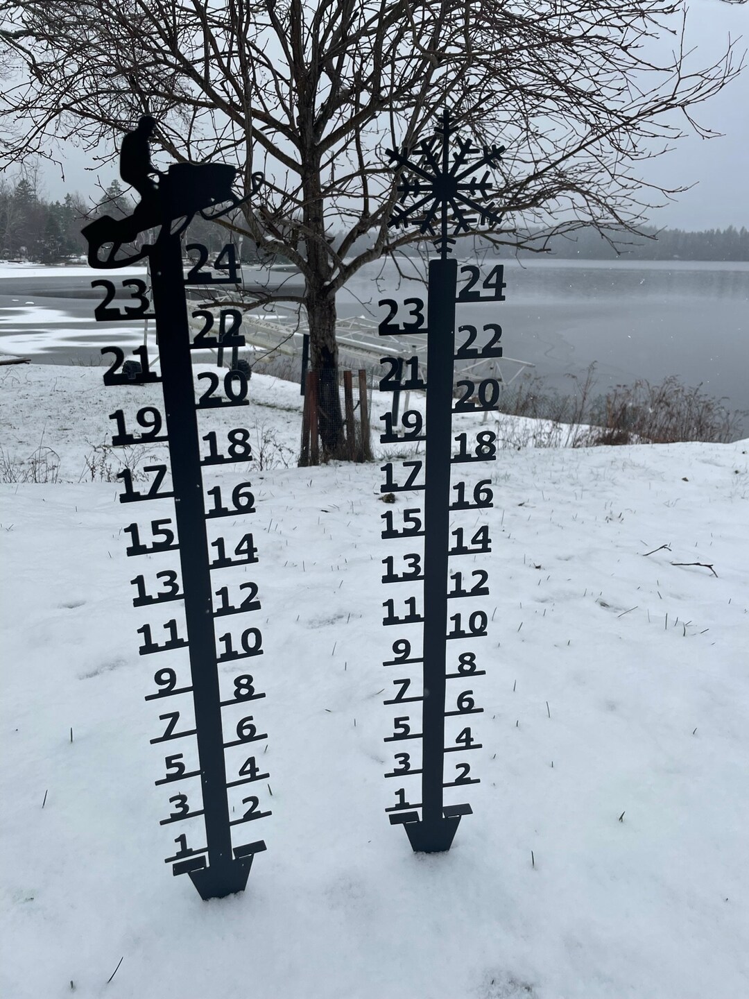 Snow Depth Gauges 24 Inch Etsy
