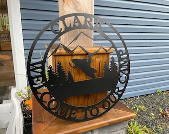 Customizable snowmobile / skidoo  signs