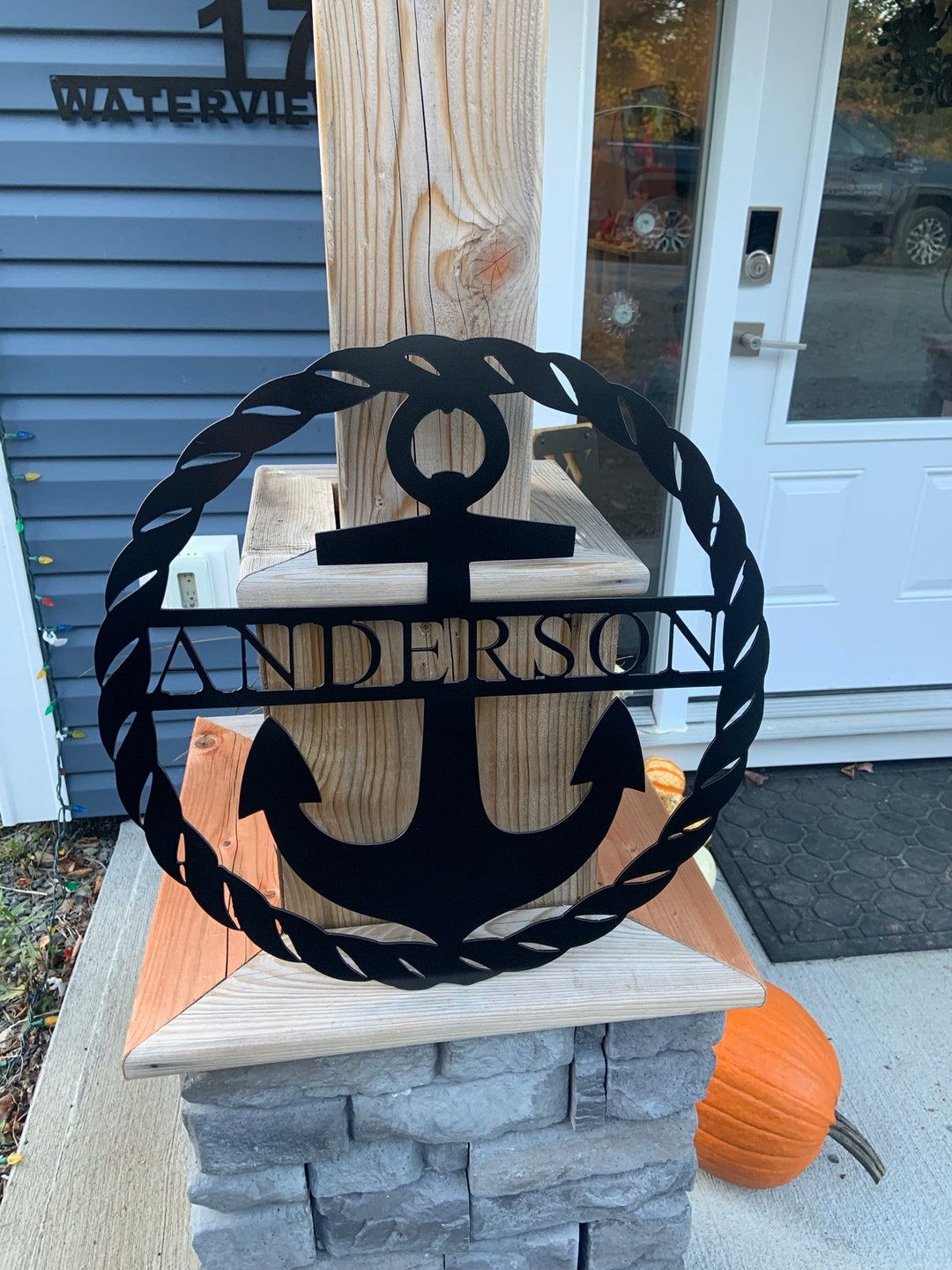 Customizable Simple Anchor Sign - Etsy