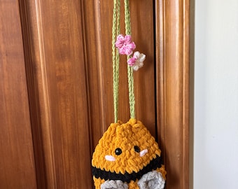 Patrón de bolso de abeja a crochet