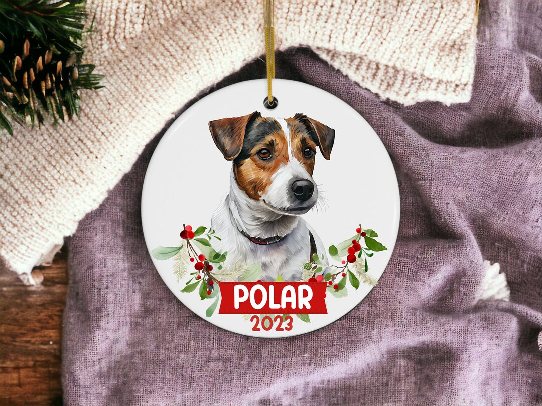 Jack Russell Ornament Christmas Terrier Gift Personalized Etsy