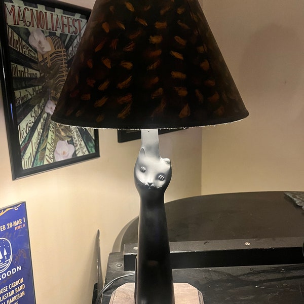 Mosellan Cat Wine Bottle Lamp