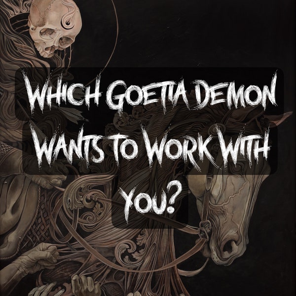 SAME-DAY Welcher Goetia-Dämon möchte mit dir arbeiten? | Goetia lesend | Goetia Dämon Reading | Goetia Tarot-Lesung | Dämon Tarot lesend |