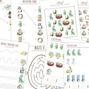 EASTER Pre-k and K Activity Pack, Homeschool, Digital, INSTANT DOWNLOAD ...