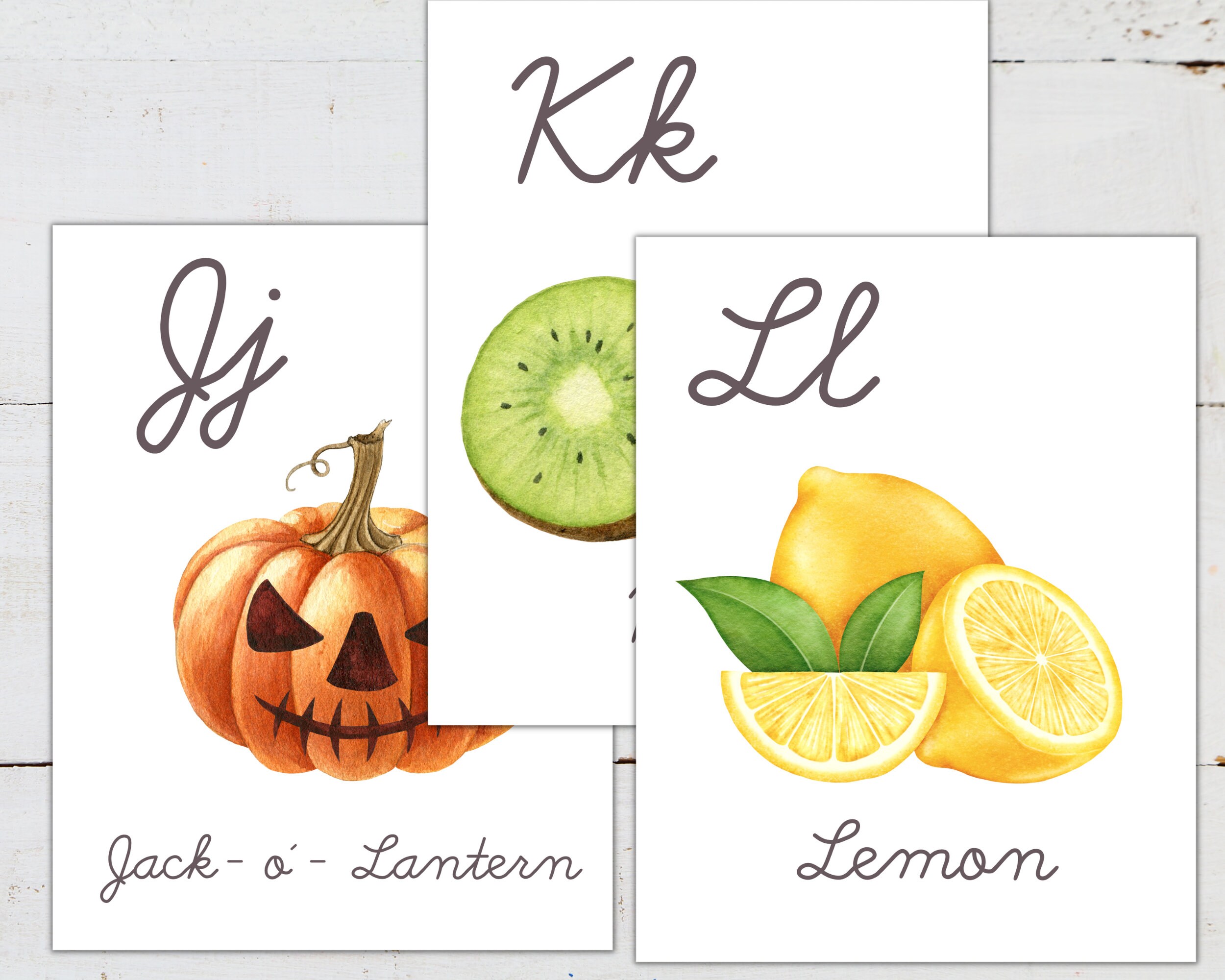 Alphabet Posters, Large Format for Classroom Use - Etsy