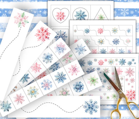 Snowflakes Scissors