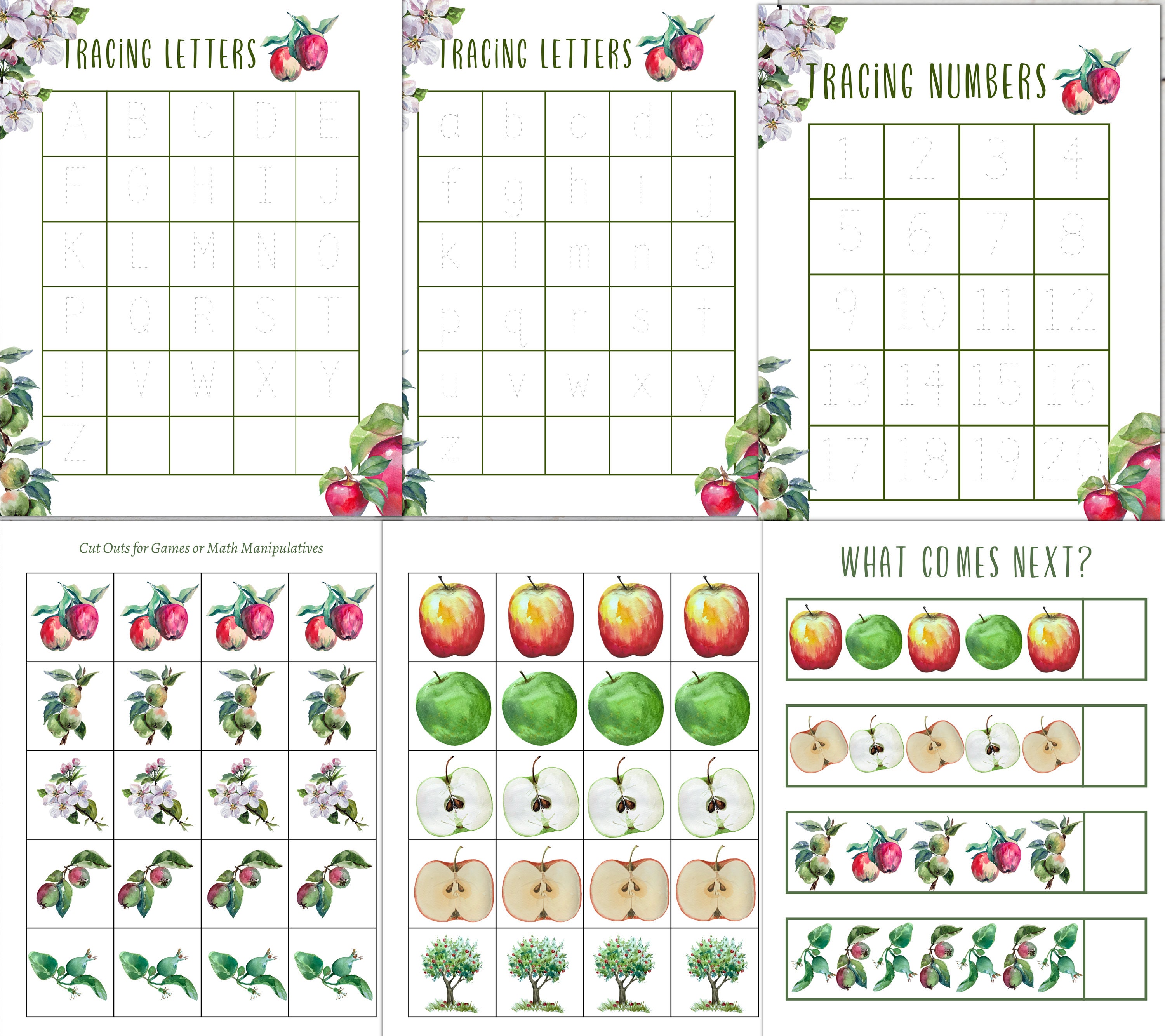 APPLE Unit Study, Life Cycle, Anatomy, Nature Study, Science ...